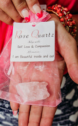 Raw Rose Quartz Crystal - Final Sale