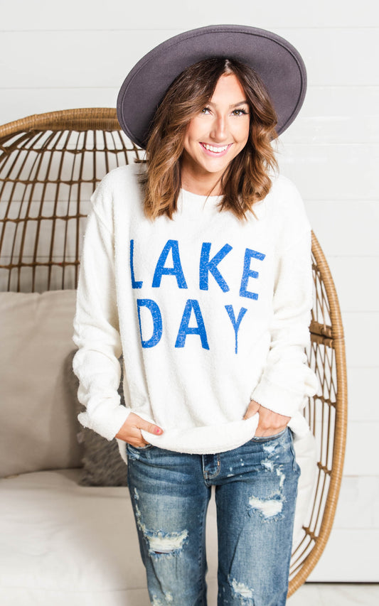 lake day soft sweater 