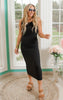 black bodycon dress 