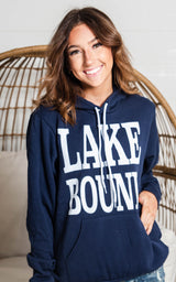 lake bound navy hoodie 