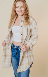 Just Another Plaid Shacket -Final Sale