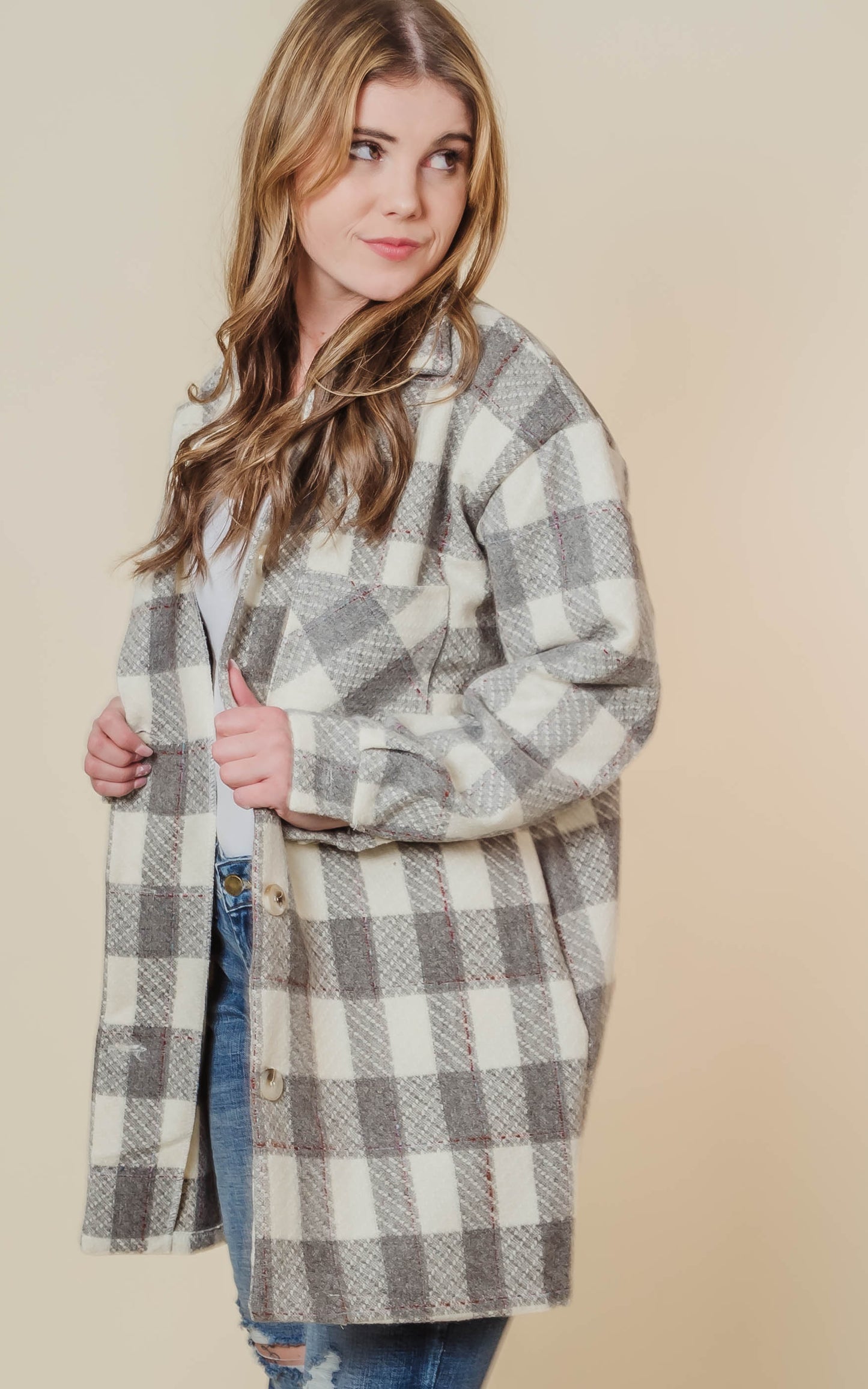 Picnic in the Park Plaid Shacket -  Final Sale