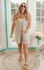 TAUPE MINERAL WASH ROMPER 