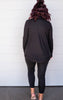 ASYMMETRIC JACKET WITH COWL NECK  | RAE MODE - Final Sale