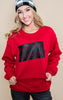  30 DAYS 30 DEALS: DAY 4 Santa's Favorite  Sweatshirt - Red, CLOTHING, BAD HABIT APPAREL, BAD HABIT BOUTIQUE 