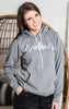 Coffee Is My Lifeline Hoodie | Gray - BAD HABIT BOUTIQUE 