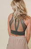 Laser Cut Seamless Sports Bra by Mono B