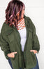 military green shacket 