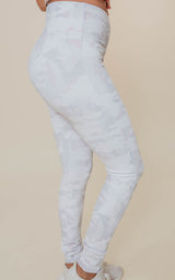 white camo seamless leggings