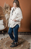 white teddy sherpa jacket 