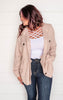 oversized ash blush sweater shacket 