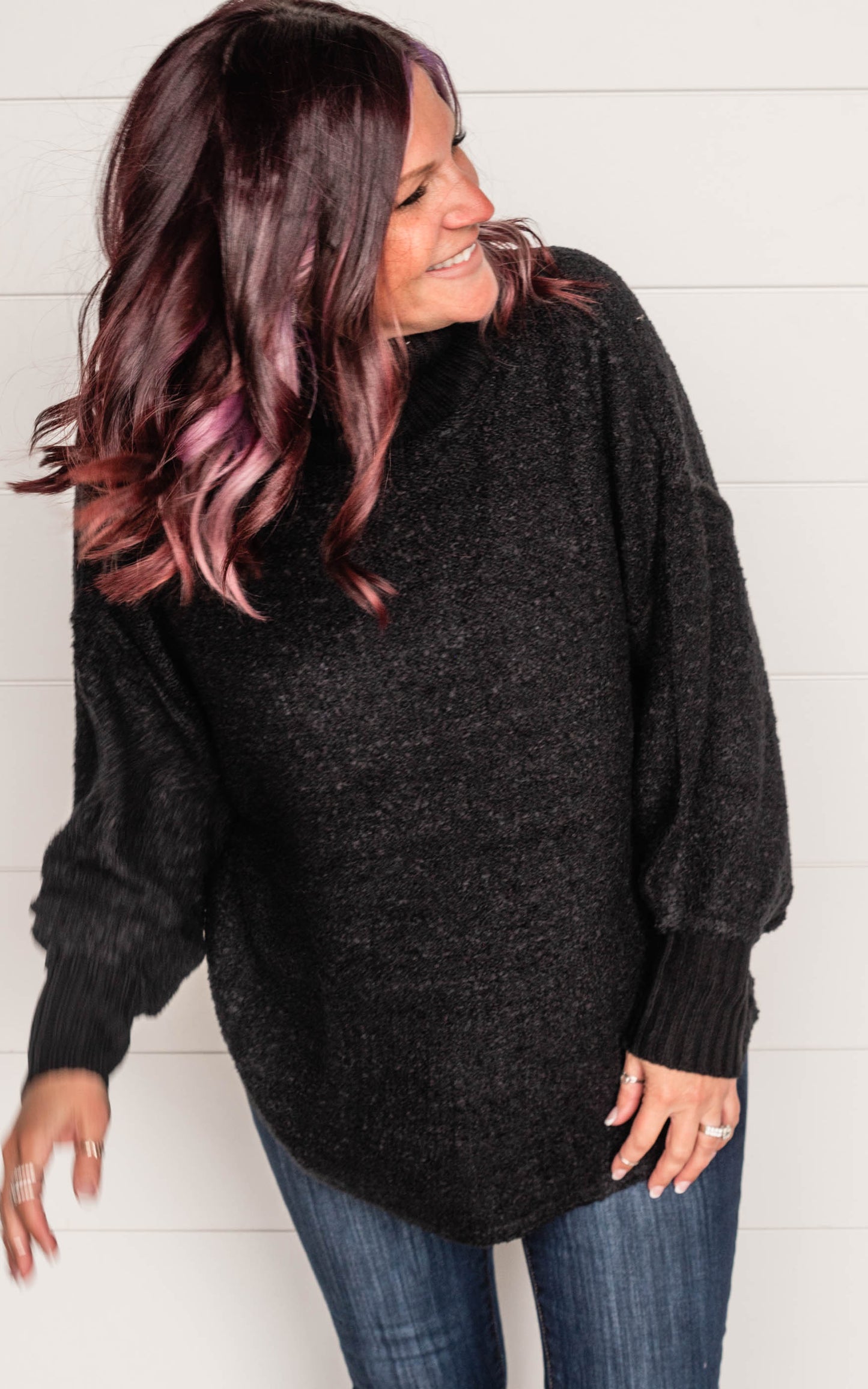 black boulce sweater 