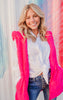 Hot Pink Sherpa Vest