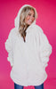 Oversized Sherpa Warm-Up Jacket - Final Sale