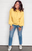 yellow pullover 