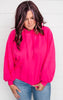 hot pink zenana hoodie