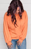 orange pullover hoodie