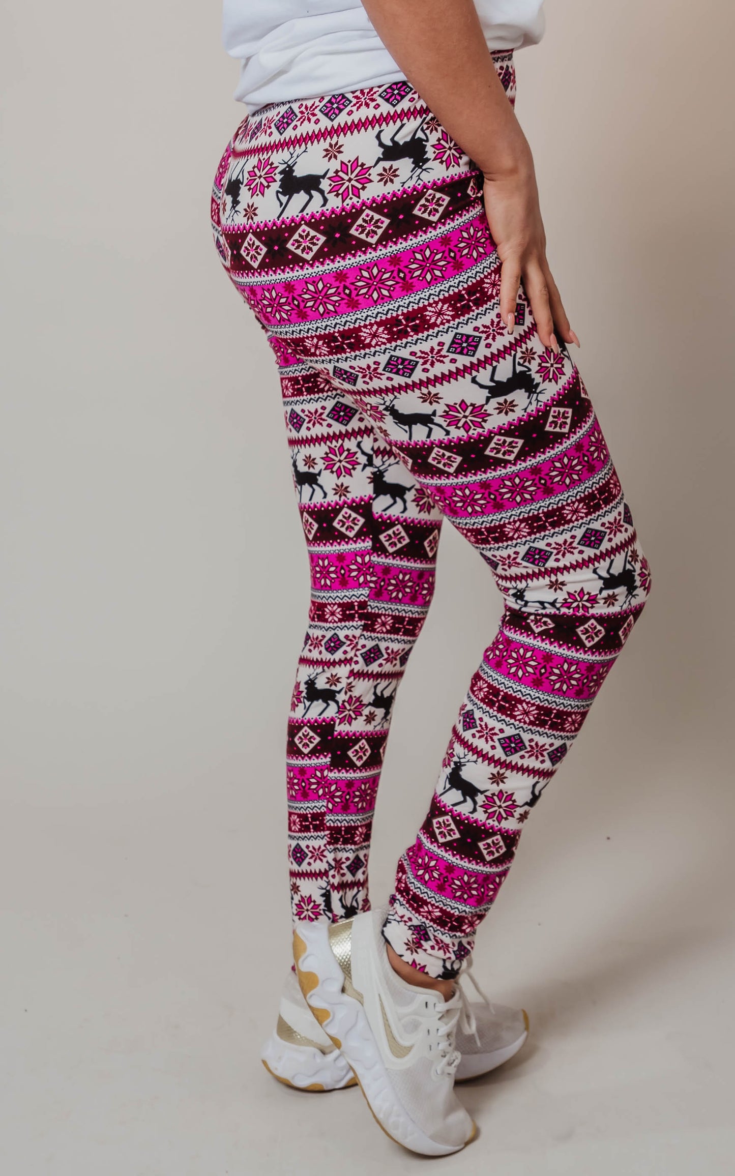 DEER LEGGINGS HOLIDAY 