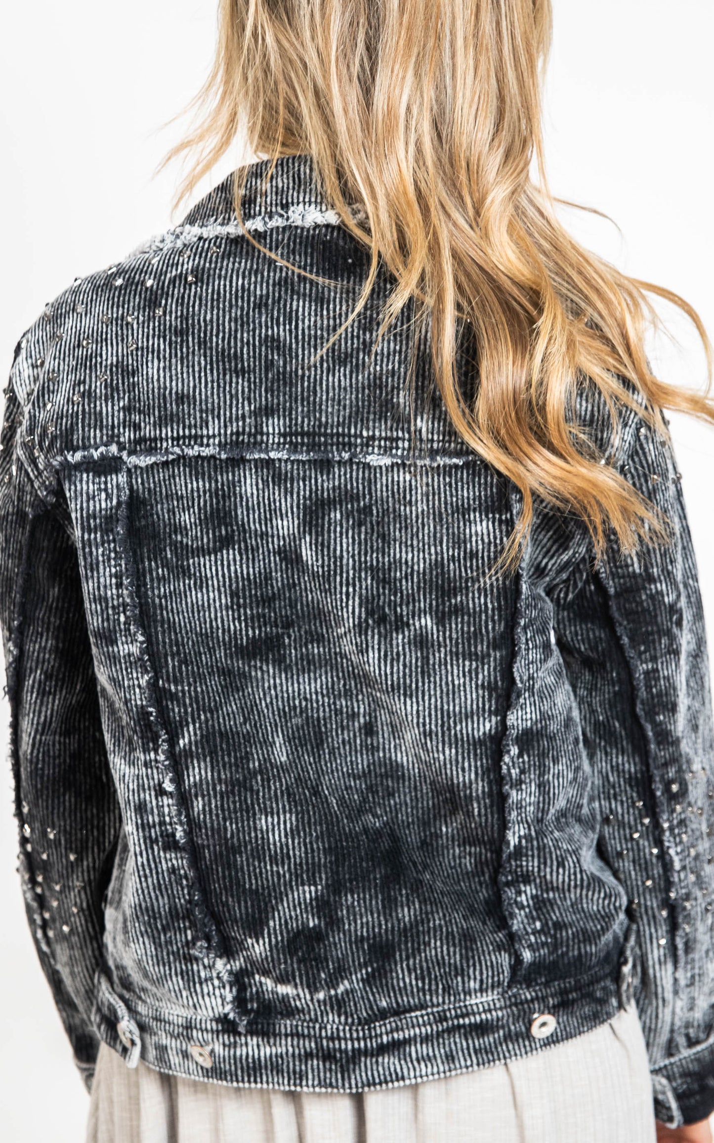  Studded Rock & Roll Corduroy Jacket - POL, CLOTHING, POL, BAD HABIT BOUTIQUE 