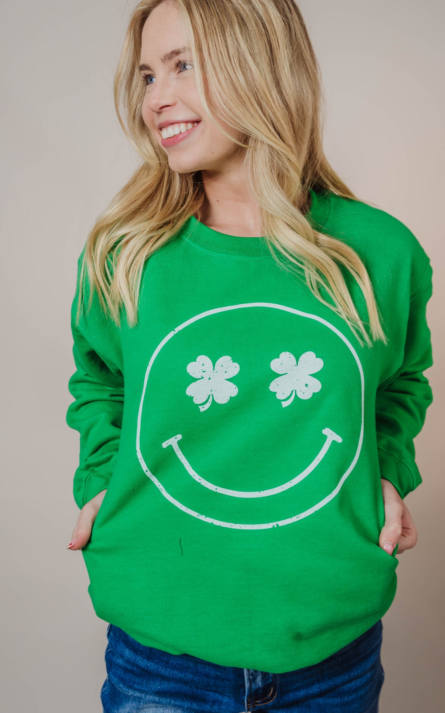 four leaf clover crewneck 