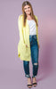 yellow boyfriend cardi 