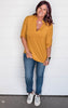 mustard blouse 