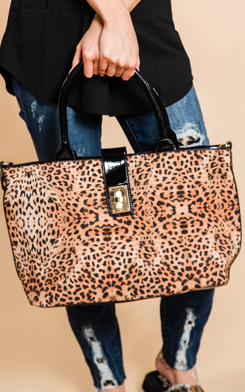 Motivated Leopard Handbag - BAD HABIT BOUTIQUE 