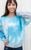 coffee lifeline tie dye sweatshirt