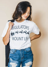 Regulators Mount Up - Santa Claus T-Shirt - BAD HABIT BOUTIQUE 
