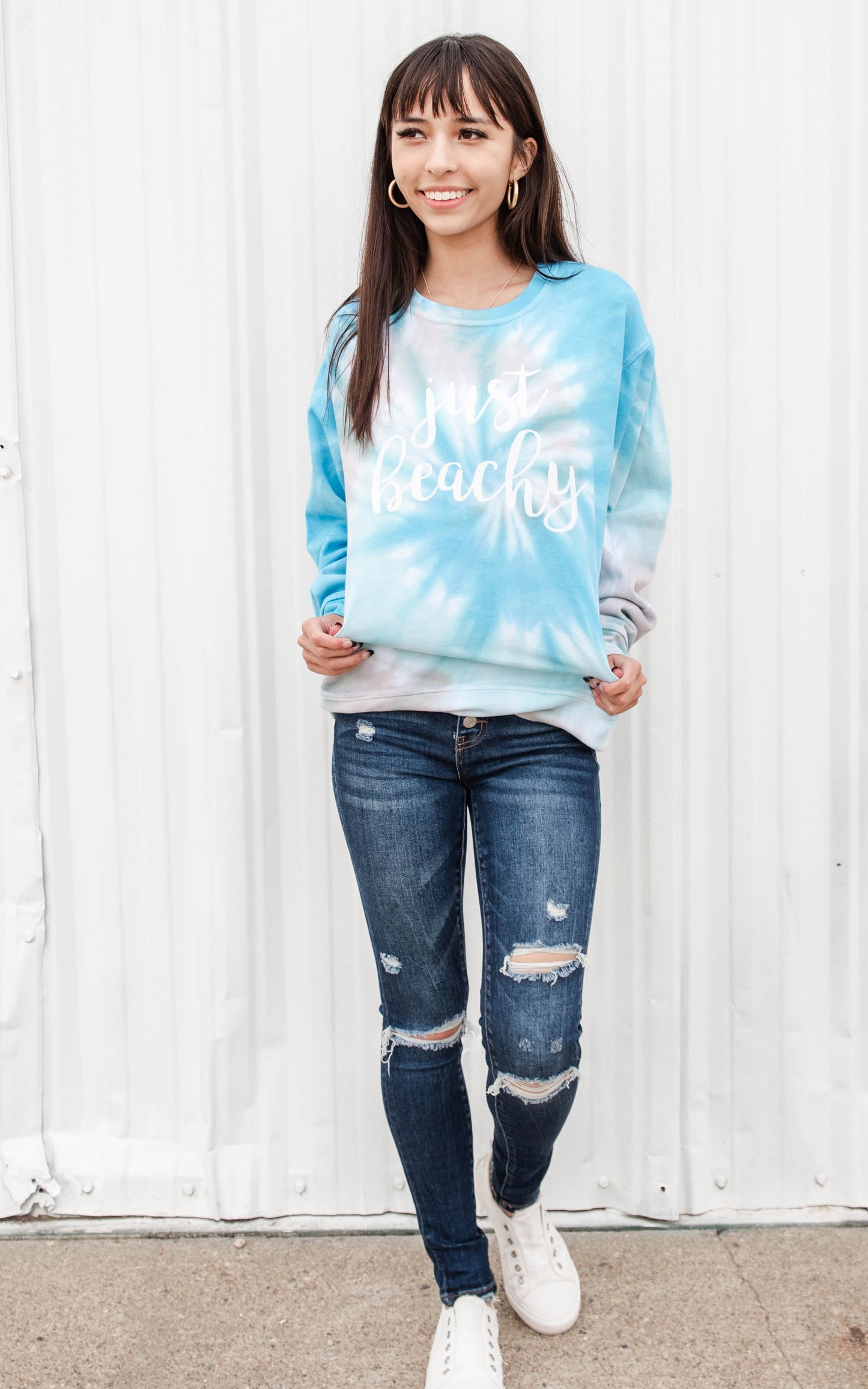 just beach sweatshirt 