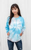 just beach tie dye swirl sweatshirt 