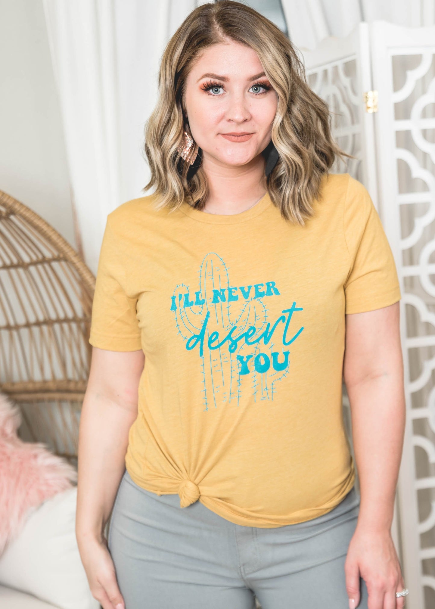  I'll Never Desert You T-Shirt, CLOTHING, BAD HABIT APPAREL, BAD HABIT BOUTIQUE 