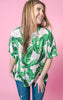 tropical palm blouse 