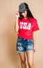 usa red stars tee 