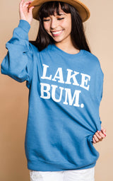 Lake Bum Sweatshirt - BAD HABIT BOUTIQUE 