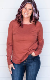 rust sweater 