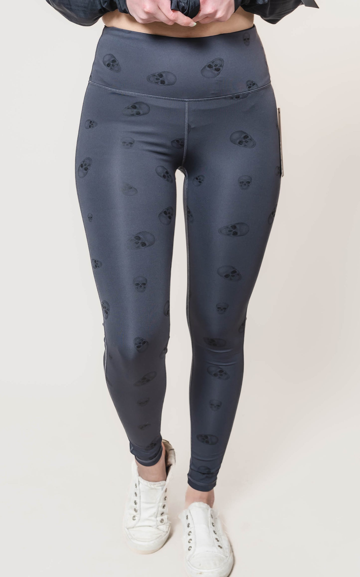 HIGH WAIST SKULL LEGGING 