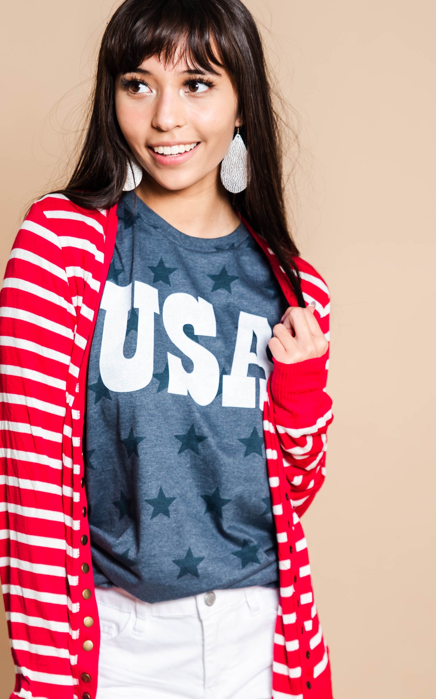 usa navy top 