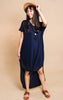 navy maxi dress