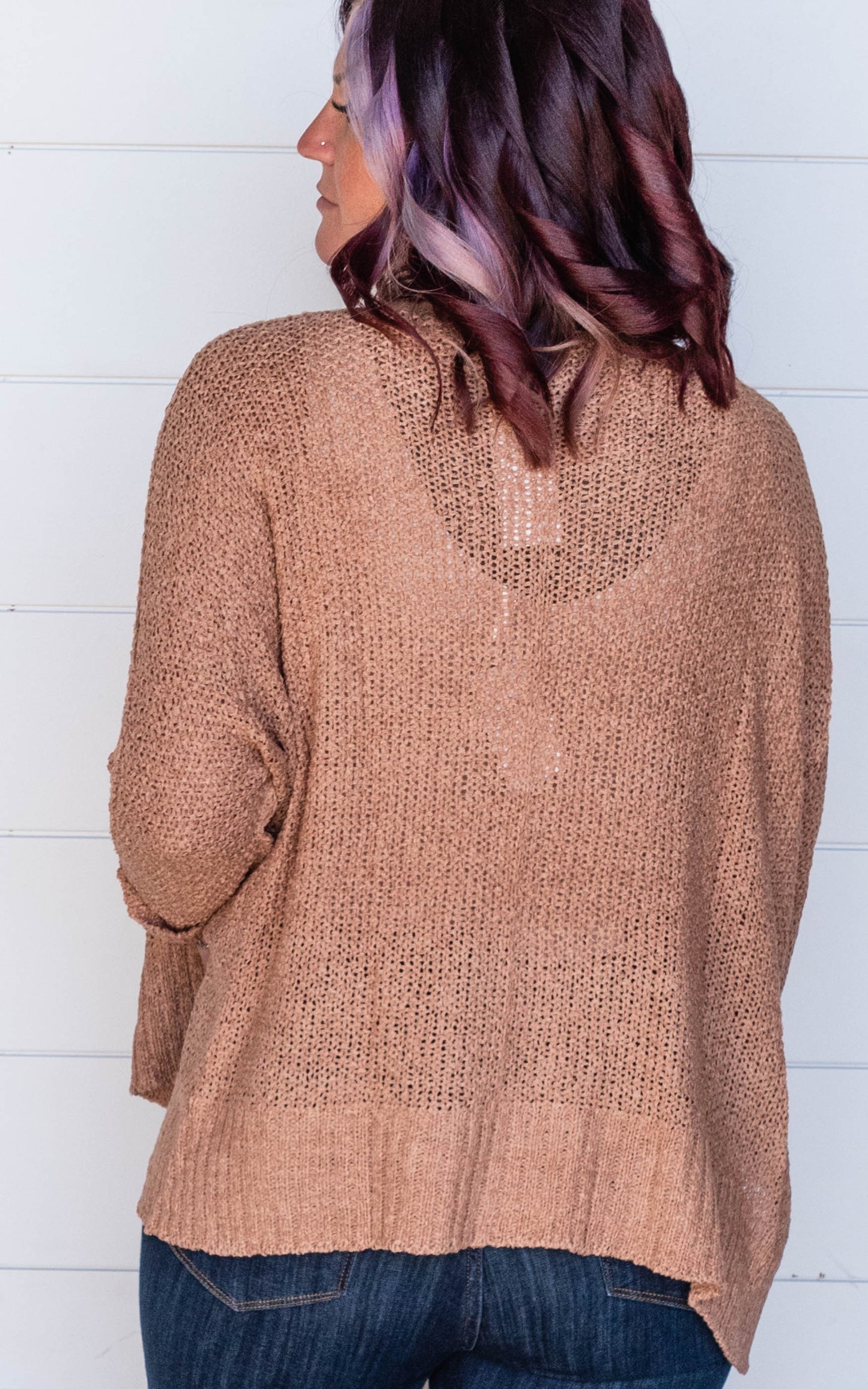 taupe sweater 