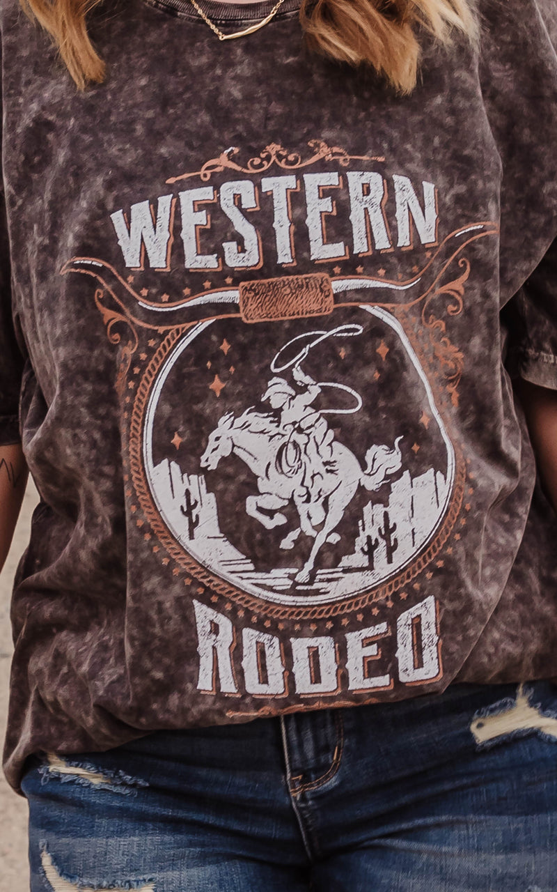 womens western tee 