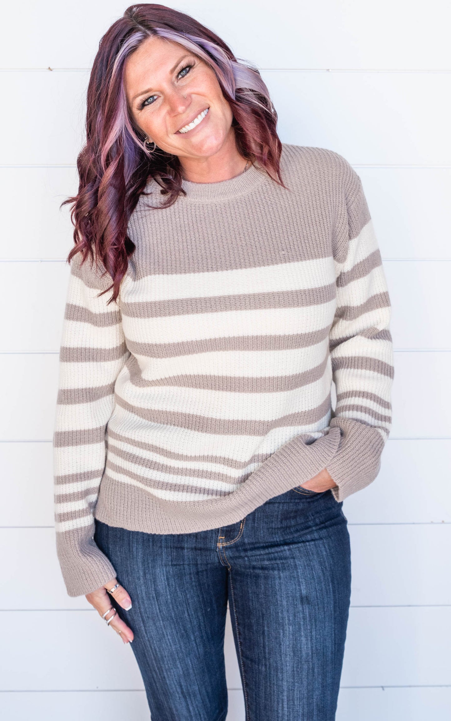 stripe sweater 