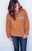 Leopard Detail Fleece Pullover