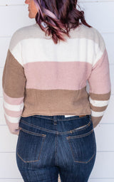 blush tan sweater 