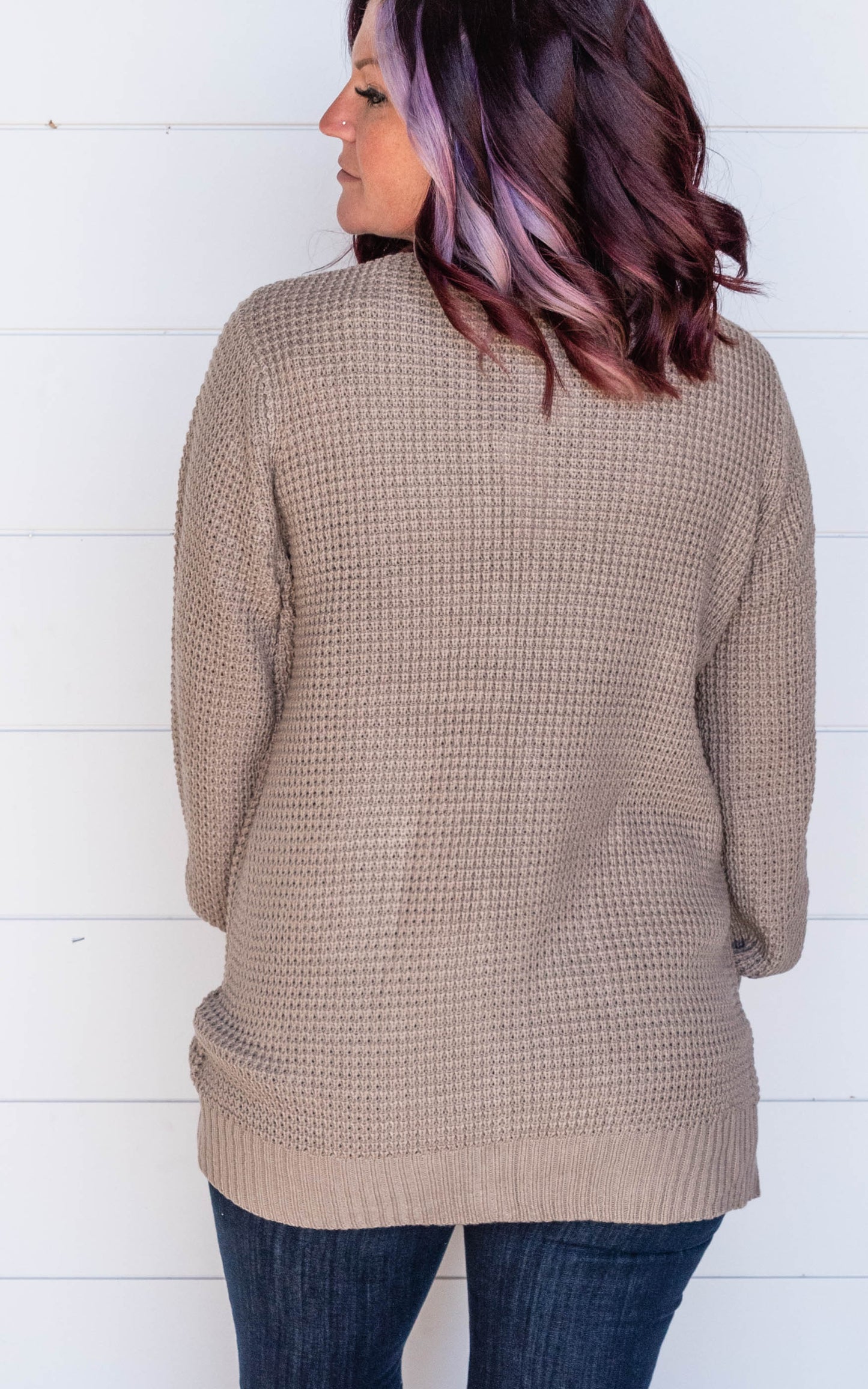 mocha cardigan 