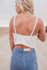 Rhinestone Bustier Crop Top - Final Sale