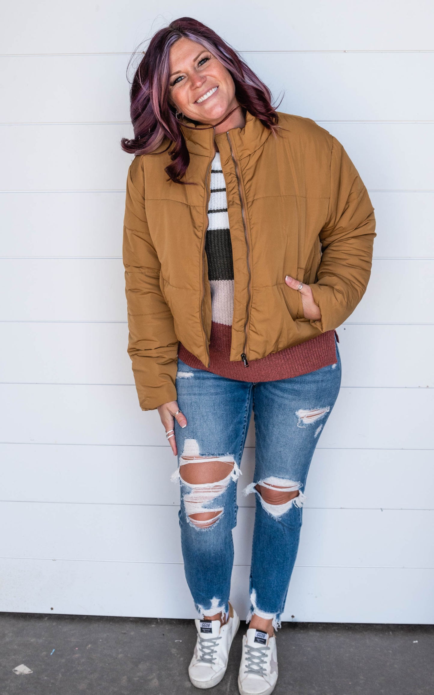 cropped Fall jackets 