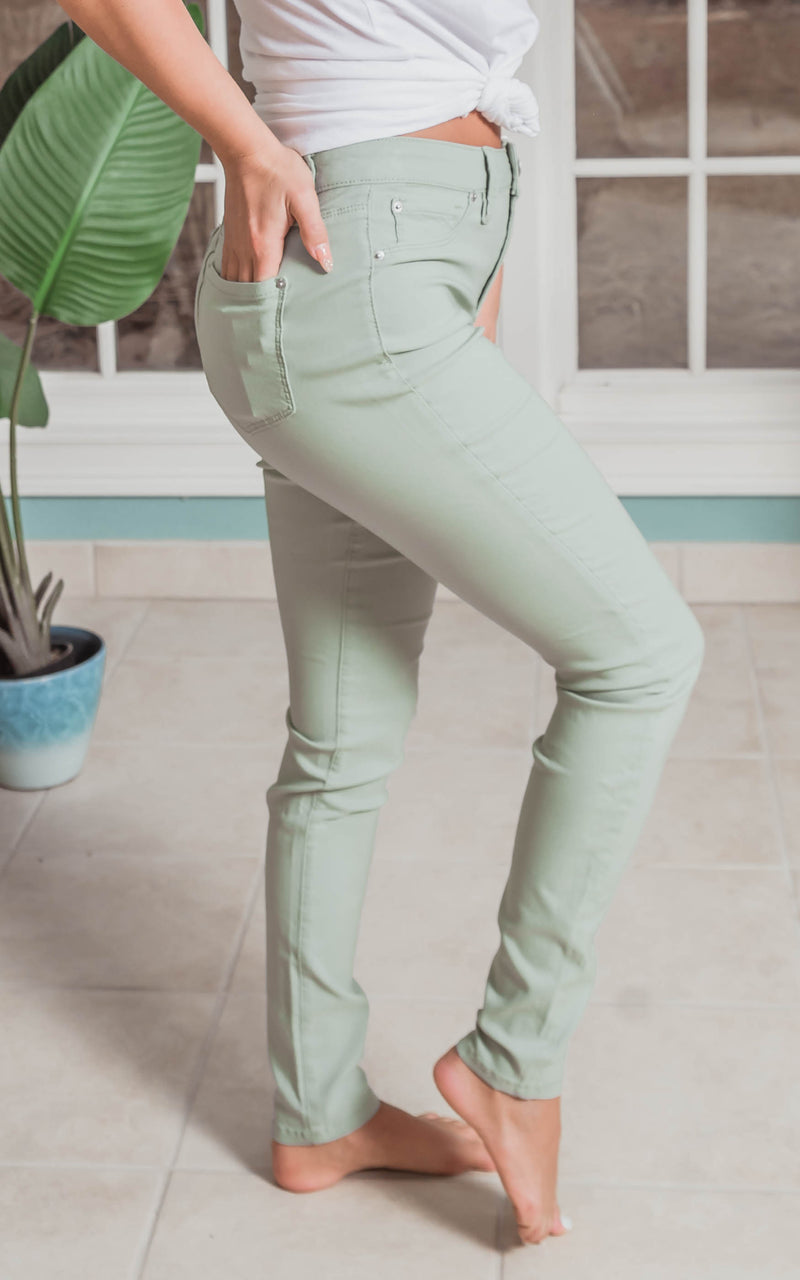 OMG Hyperstretch Colored Denim Skinny Jeans - YMI- FINAL SALE