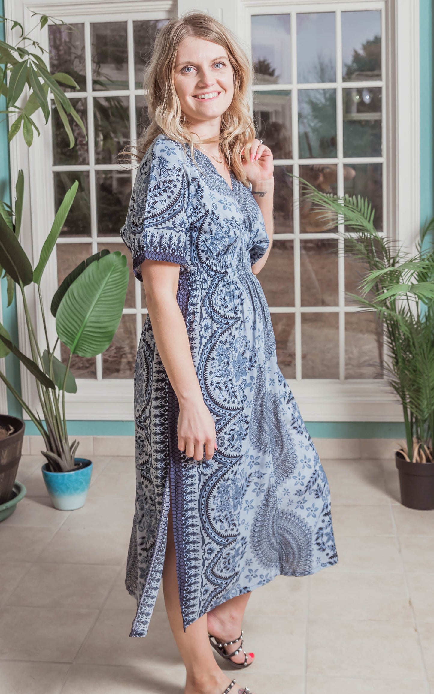 boho midi dress 