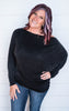 black dolman top 